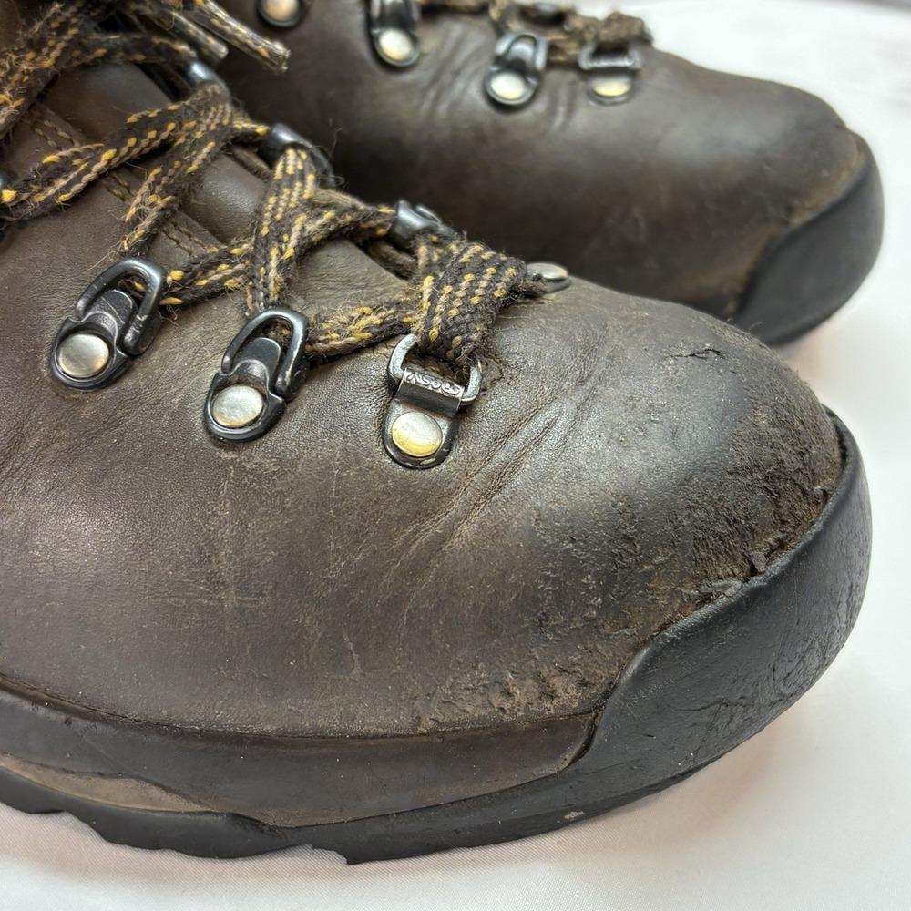 ASOLO TPS 520 GV Evo Men's US 8 EU 41 Gore-Tex Brown Leather Hiking Boots - Picture 14 of 16